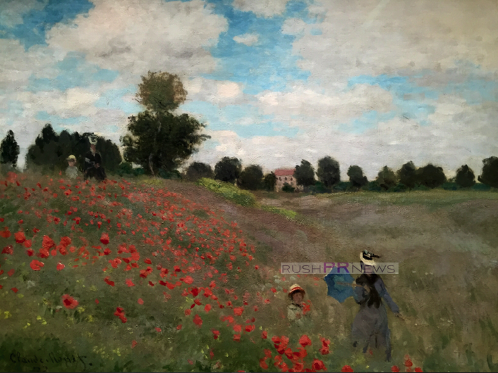 “Poppy Field” by Claude Monet