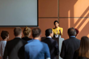 press event style
