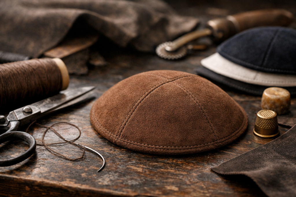 Can a Suede Kippah Replace Traditional Materials for Daily Use?