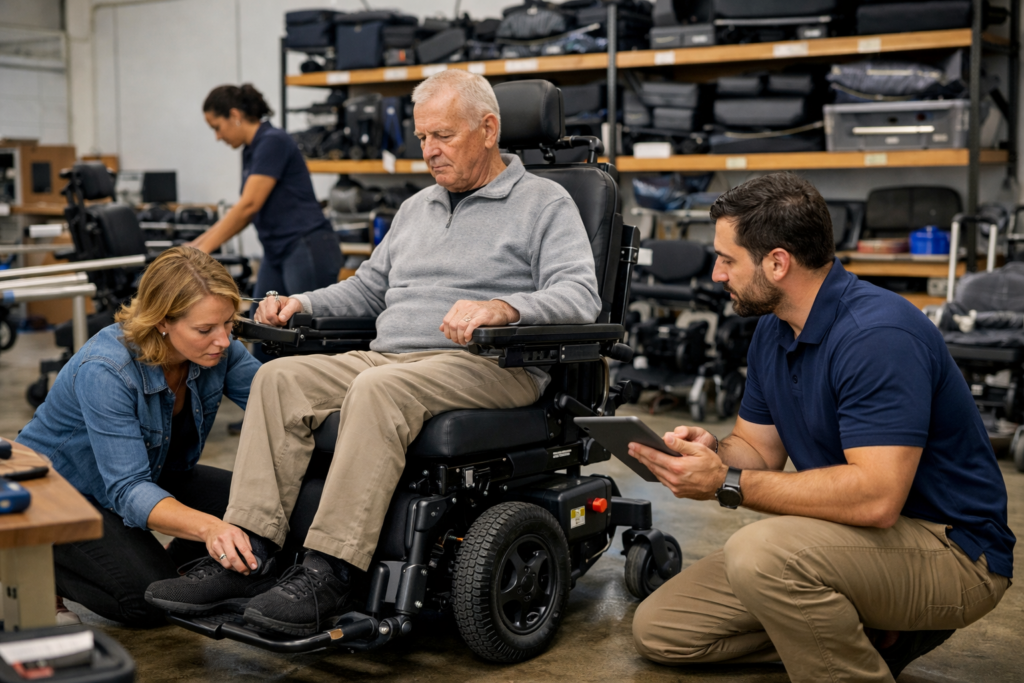 What Rehab Specialists Check First When Prescribing Custom Electric Wheelchairs for Comfort